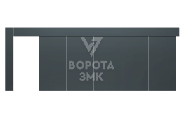 Откатные промышленные ворота 2000×5000 ЗМК-4958